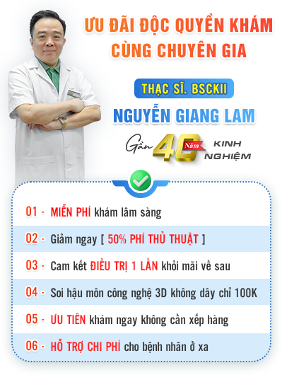 Shortcode ưu đãi bệnh trĩ